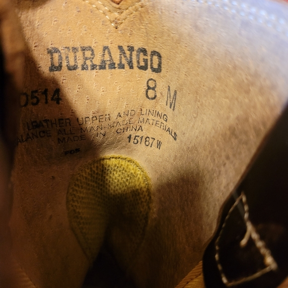 Durango Women's Cowboy Boots - size 8M - Picture 3 of 4